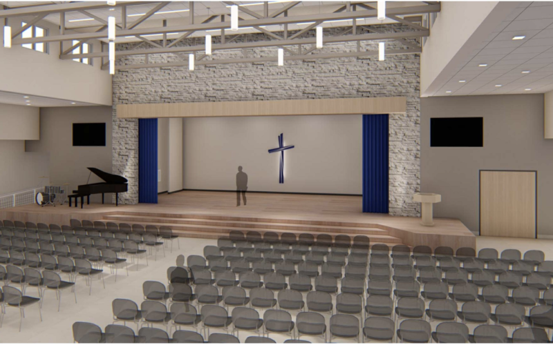 Divine Savior Academy - Doral Campus new building expansion of fine arts and worship center.